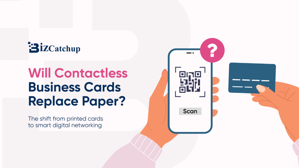 Blog banner for smart contactless business cards