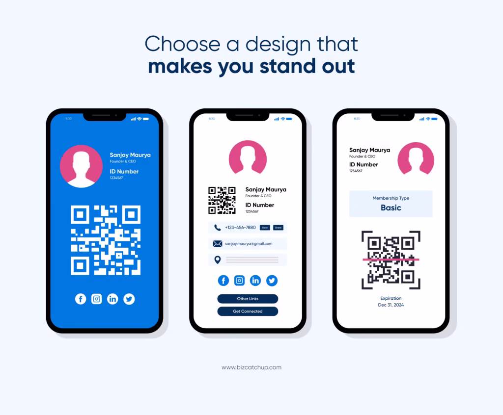 Select a design that sets you apart.