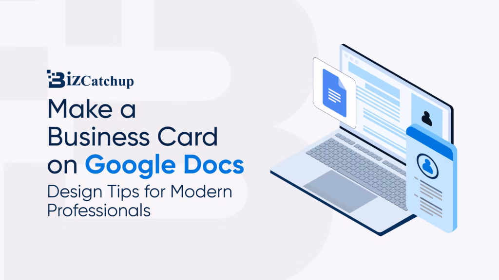 How to make a business card on google docs