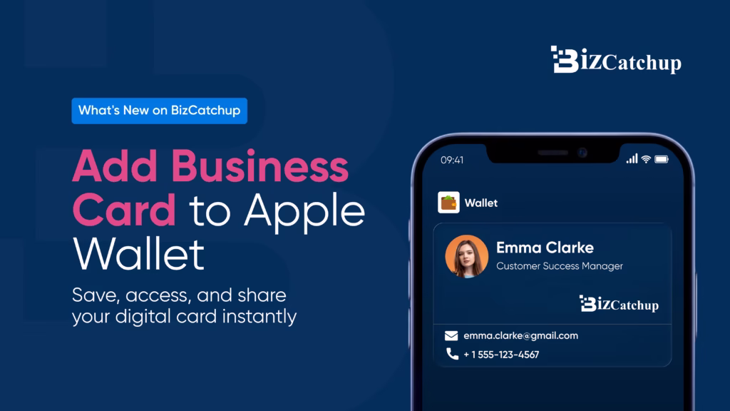 Feature article banner for add business card to apple wallet.